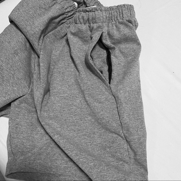 2prs High Waisted Grey Shorts Sweatpant Material - Picture 6 of 9
